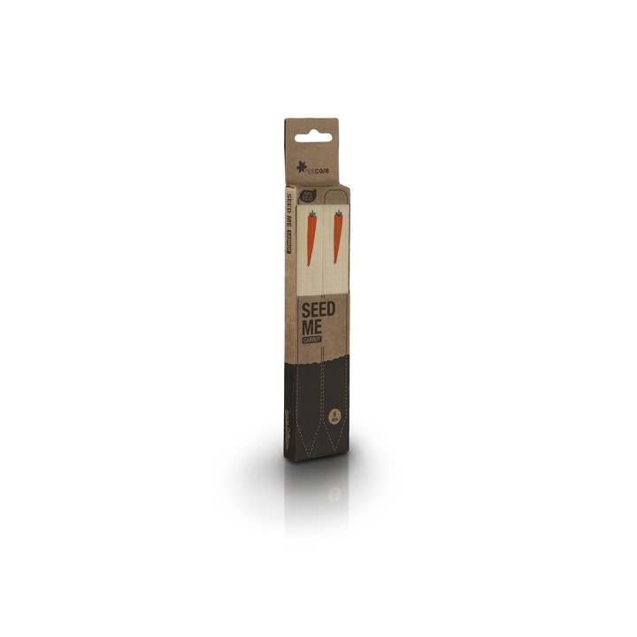 Bamboo labels, carrot illustration (6uds)