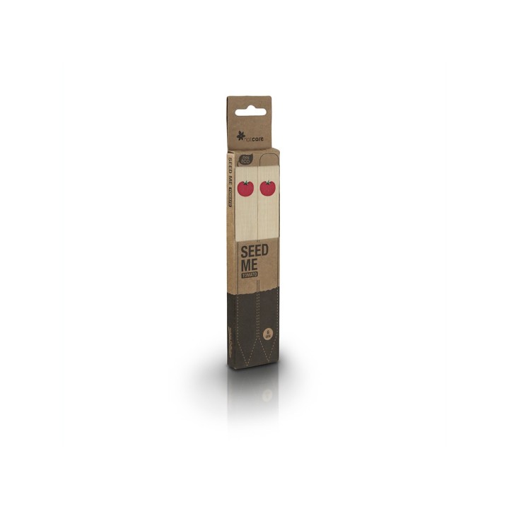 Bamboo labels, tomato illustration (6uds)
