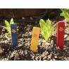 Colored bamboo labels (12uds)