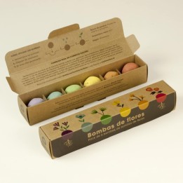 Pack of 6 Flower Seed Bombs