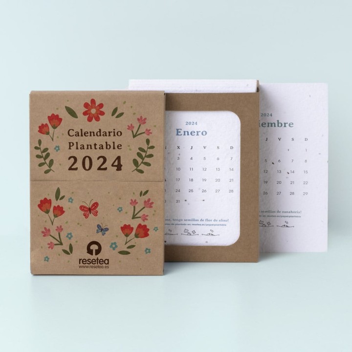 Plantable Calendar 2024: Turn Your Year into an Eco-Friendly Journey of Growth!