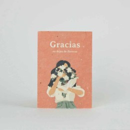 Plantable postcard - Gracias