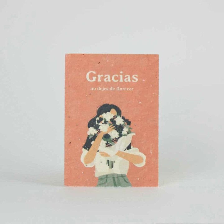 Plantable postcard - Gracias