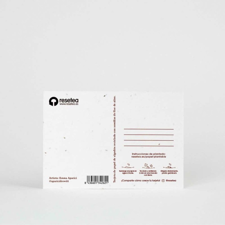 Plantable postcard - Gracias