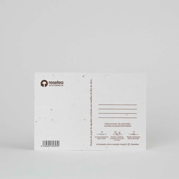 Plantable postcard - Te quiero