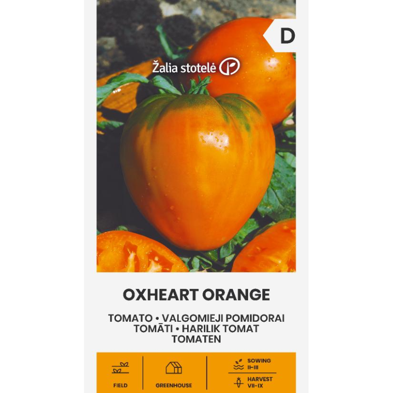 Tomato Oxheart Orange - Seeds