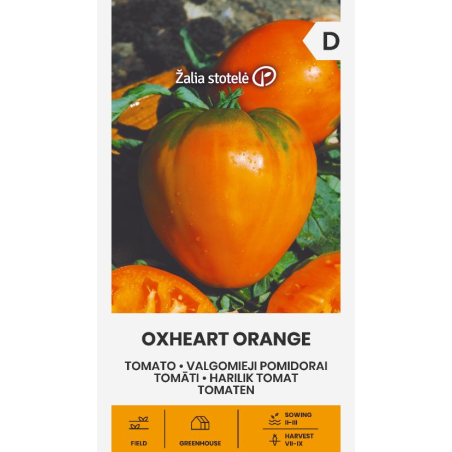 Tomato Oxheart Orange - Seeds