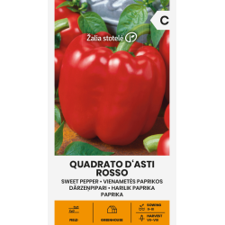 Sweet Pepper Quadrato d'Asti Rosso - Seeds