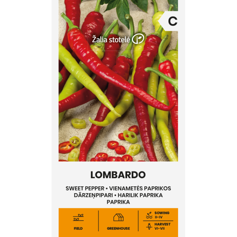 Sweet Pepper Lombardo - Seeds