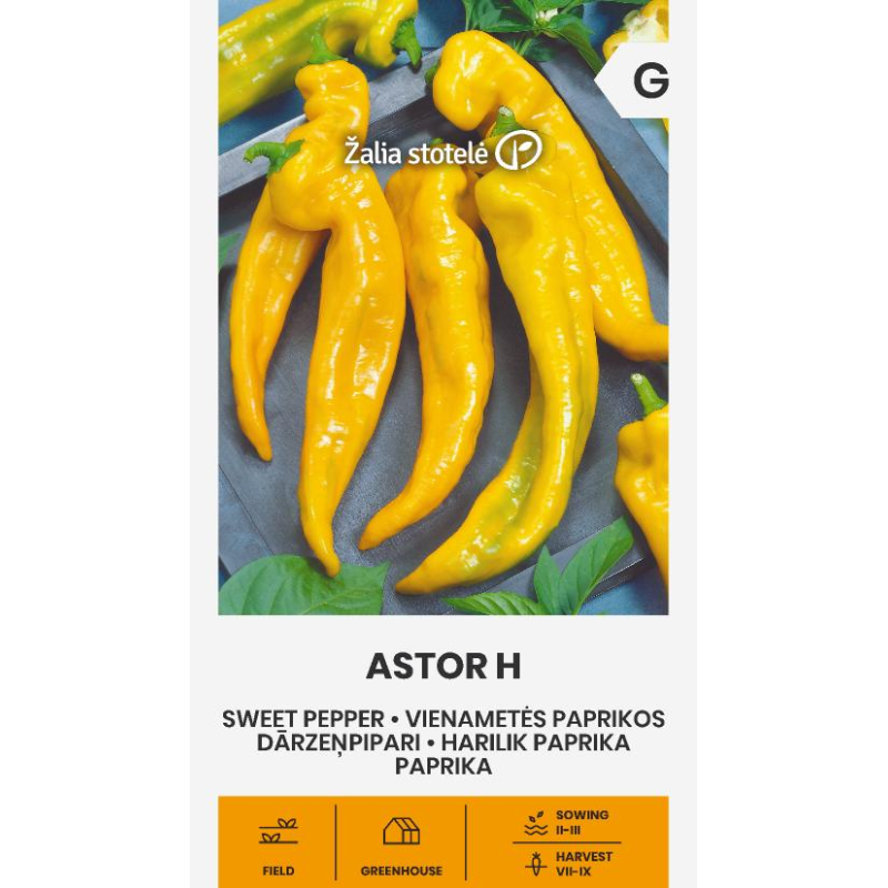 Pepper Sweet Astor H - Seeds