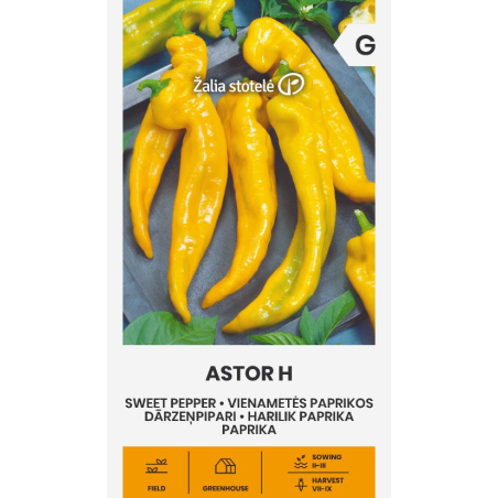 Pepper Sweet Astor H - Seeds