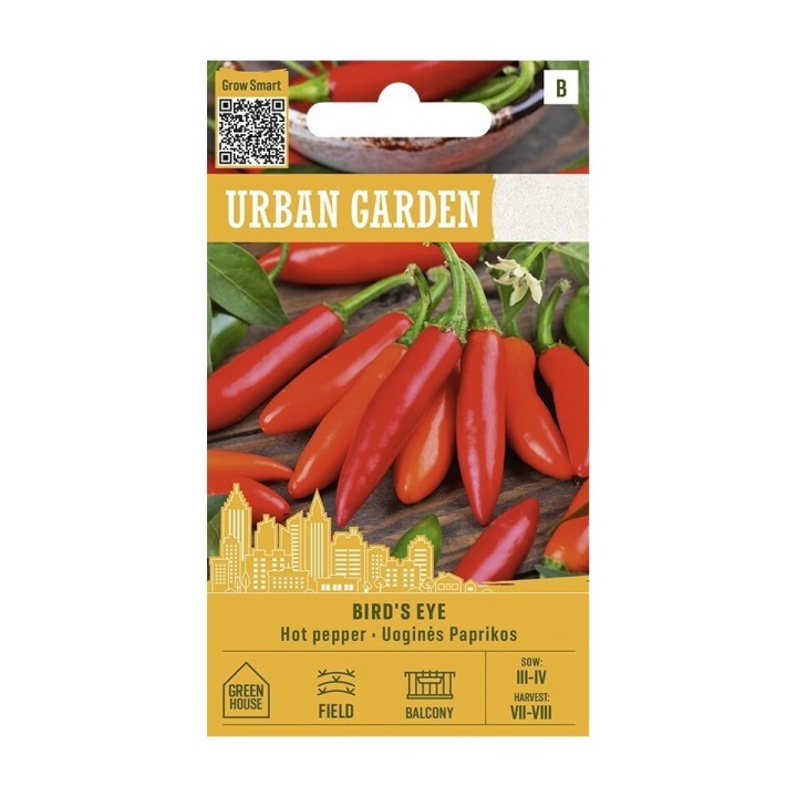 Pepper Hot Bird's Eye - Seeds