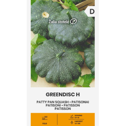 Patty Pan Squash Greendisc H - Seeds