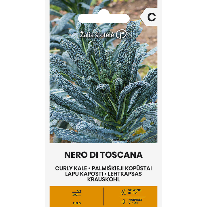 Kale Curly Nero di Toscana - Seeds