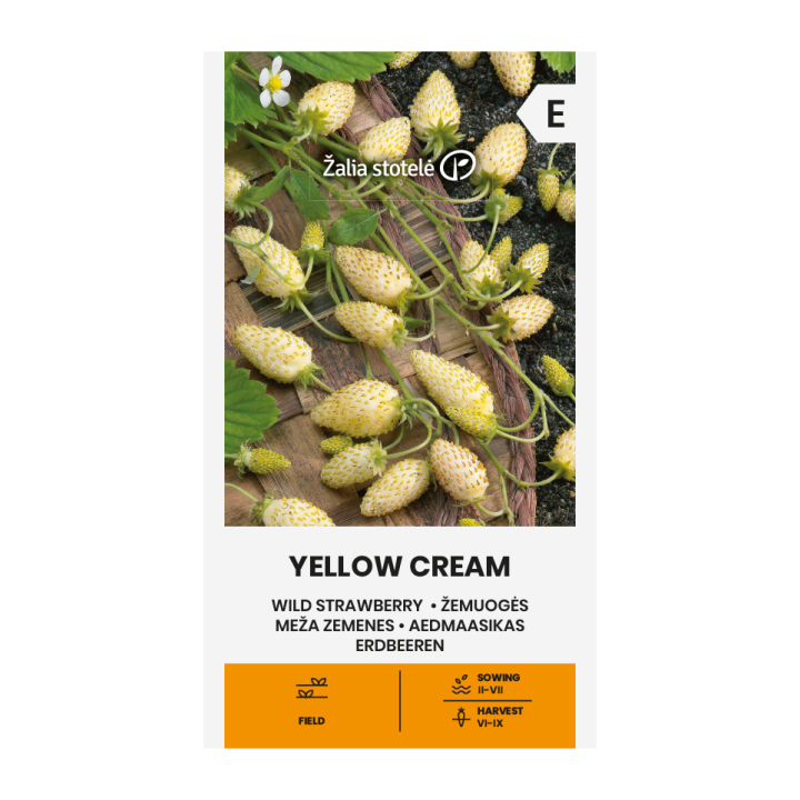 Wild Strawberry Yellow Cream - Seeds