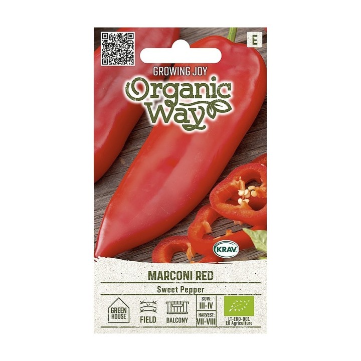 Marconi Red Pepper - Seeds