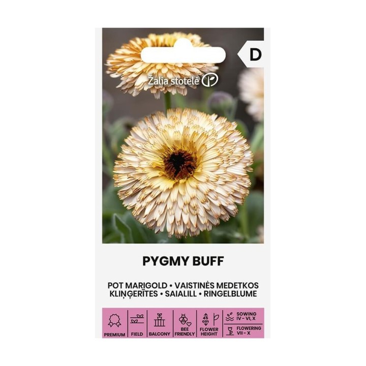 Pot Marigold, Pygmy buff - Seeds